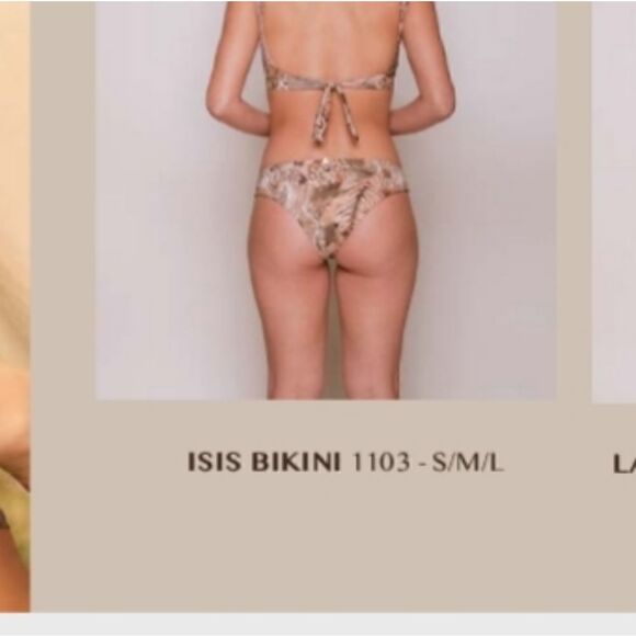 NWT! Encantadore Ubuntu Resort Collection 2021 Isis Bikini Bottom Size Small - Picture 7 of 7